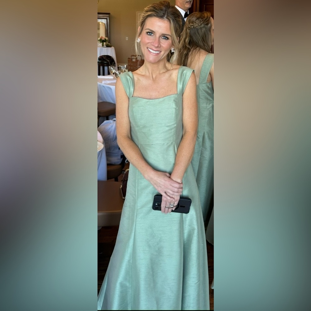 Lula Kate dress, size 00, sage green, bridesmaid gown.